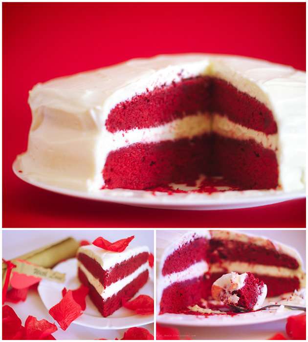 Red velvet cake. 